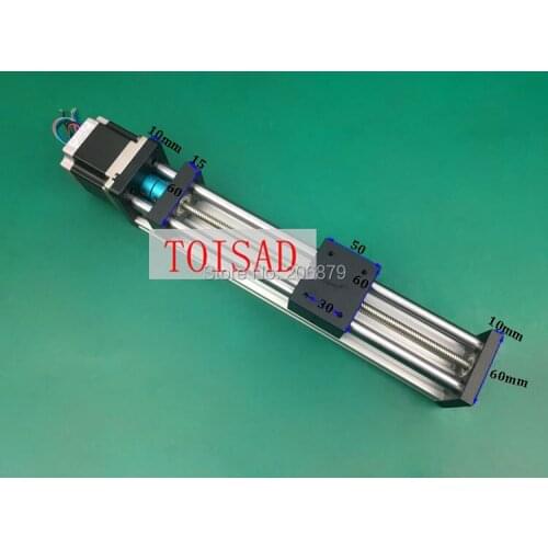 Effective Travel Length 600mm GPS T8*8 8MM T-screw Linear Motion Guide Stage Moulde+57 Nema 23 Step Motor CNC