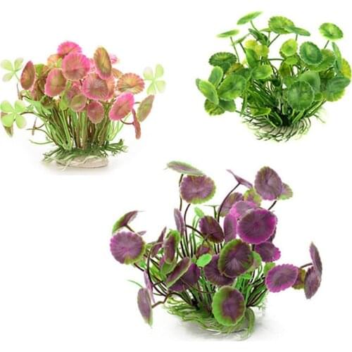 Simulation Plastic Aquatic Plant Fish Tank Landscaping Aquarium Accessories Ornament Decordecoration Products 1 Pcs
