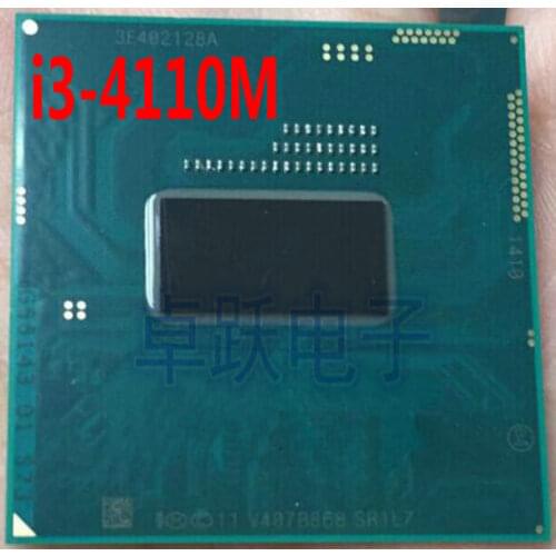 Intel CPU PGA I3 4110M CPU 2.6G/3M SR1L7 processor scrattered pieces free shipping