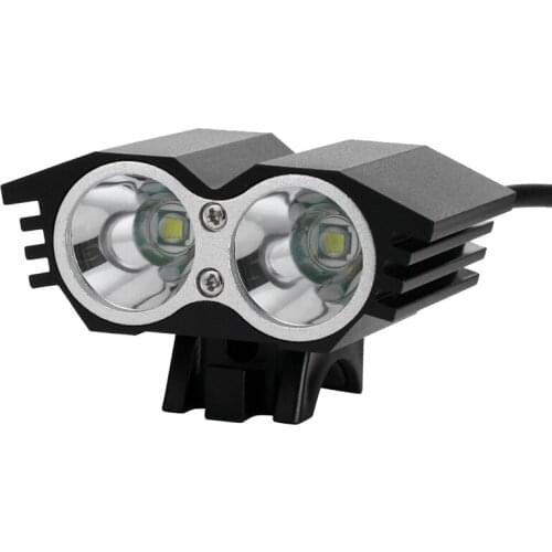 HOT Mountain Bike Lights Night Riding Light 2000 Lumens MTB Light Waterproof Aluminum Housing for Road Commuting EU Plug