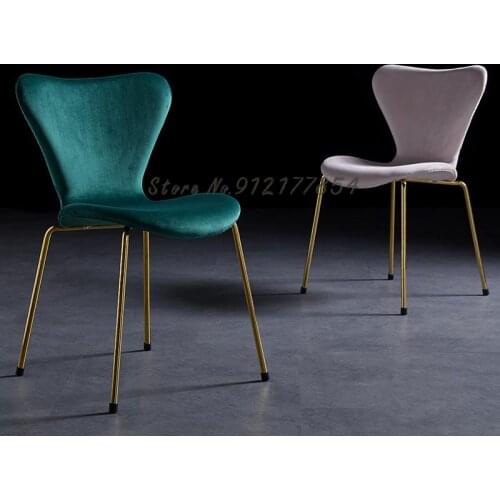 Nordic dining chair home design sense chair ins net red makeup back stool milk tea shop simple modern dining table and chair