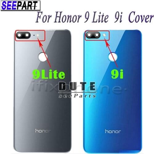 New For Huawei honor 9i Back Battery Cover Door Rear Glass Housing Case For Honor 9 Lite Battery Cover honor 9 Lite housing