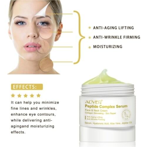 Polypeptide Essence Cream Moisturizing Firming Skin Lighten Fine Lines Anti-Wrinkle Anti-Aging Face Serum Long Lasting