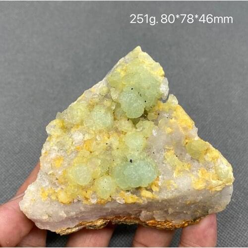 100% Natural rare Prehnite Mineral Specimens stones and crystals healing crystals quartz gemstones from CHINA free shipping