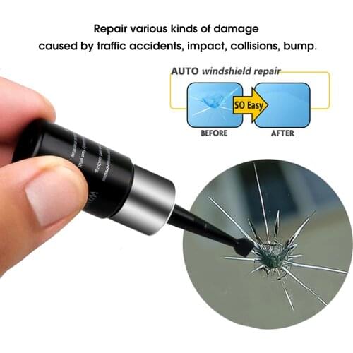 Windshield Repair Kit Car DIY Auto Glass Crack Restore Tool Car Window Curing Glue Windshield Repair Resin Kit Drop Shipping