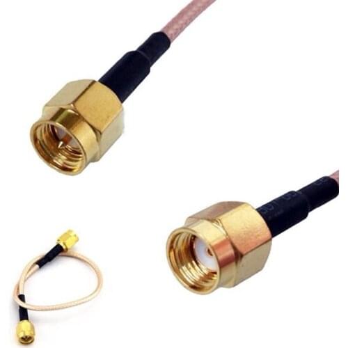 SMA Male To SMA Male Female Plug Extension RF Coaxial Jumper RG316 Cable SMA Connector with 20cm wire