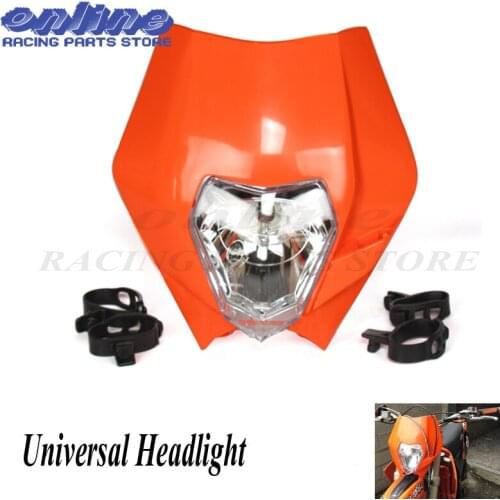 Universal Motorcycle Headlights For XR WR CR RMZ DR DRZ KLX KXF CRF Dirt Bike Motocross Off Road Enduro