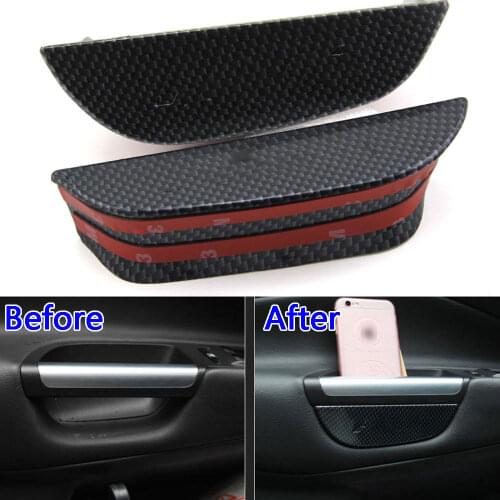 Car Inner Door Handle Bowl Armrest Storage Box Cover Trim For Ford Escape Kuga 2013