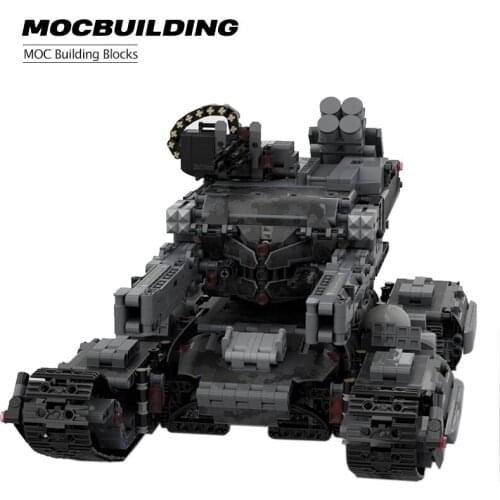 World War II Military MOC Building Block Tank Children DIY Assembly Gift High Tech Weapons Sentry M7xg Razor Back Attack Tank