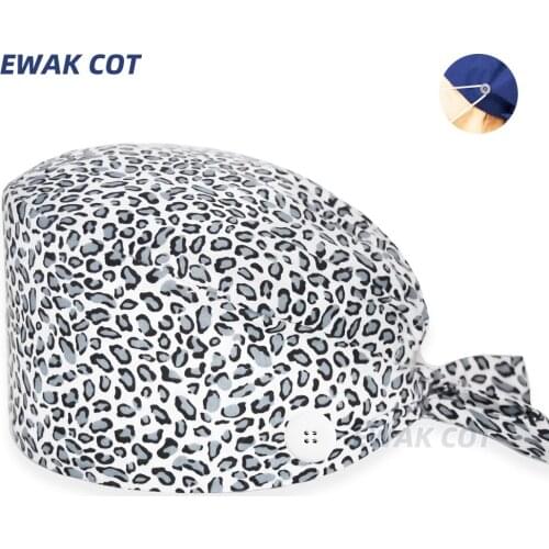 Womens nursing cap reusable Pet shop work cap Cleaning cap scrubs cap Beauty care cap cotton nursing Accessories