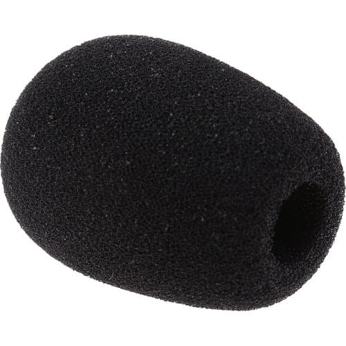 1 Pieces Conference Microphone Sponge Windshield Protection Cover Black