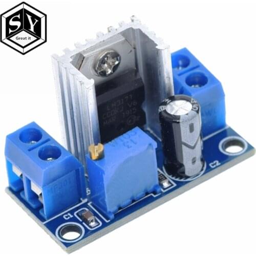 1PCS Great IT LM317 DC Linear Regulator DC-DC 4.5~40V Turn 1.2~37V Step Down Power Module Adjustable