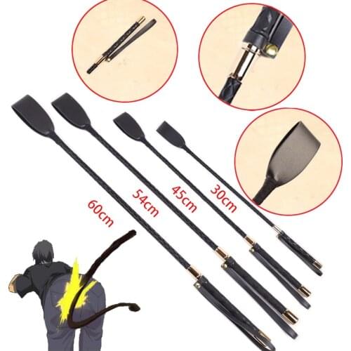 30-60CM PU Leather Spanking Whip Flirting Slave BDSM Bondage Sex Toys For Women Couples Adult Games Fetish Products Sex Shop Toy
