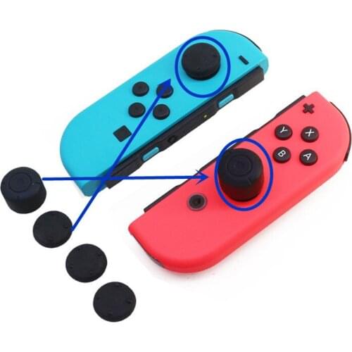 6pcs/lot For Nintend Switch Silicone Rubber Soft Analog Grip Thumbstick Button Cap Cover for Nintendo Switch NS NX Accessories