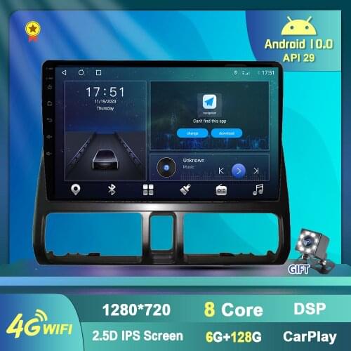 Android 10 Car Multimedia For Honda CRV CR-V 2004-2006 USB Android Auto BT Carplay Radio 4G WIFI GPS RDS Navigation DVD Player