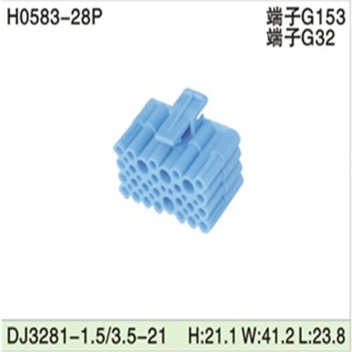 Free shipping 50pcs DJ3281-1.5/3.5-21 28Pin AMP Car Electrical Wire Connectors for VW,BMW,Audi,Toyota,NISSAN AND other