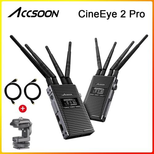 ACCSOON CineEye 2 Pro Wireless Transmitter receiver 2.4-5Ghz Dual Channel Transmission 1080P HDMI Monitor System for Sony Camera
