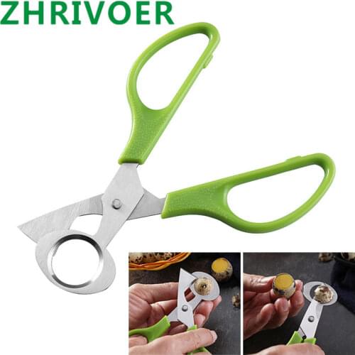 Household kitchen egg cutter stainless steel round mouth egg opener Bird Egg Quail Egg scissors kitchen egg cutter