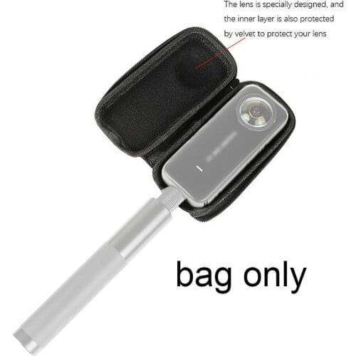 For Insta360 ONE X X2 Mini PU Protective Storage Case Panoramic Waterproof Camera Access Box Carrying Bag Protective Case A R1M9