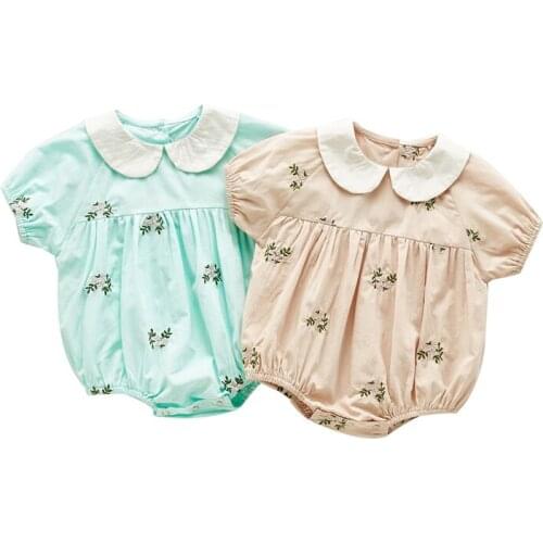 Infant Baby Bodysuit Princess Kids Girls Clothes 100% Cotton Lovely Birthday Party Newborn 0-24 M Infant Newborn Ovearlls Girl