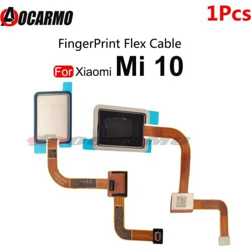 For Xiaomi Mi 10 mi10 Mi9 Home Button FingerPrint Touch ID Sensor Flex Cable Replacement Parts