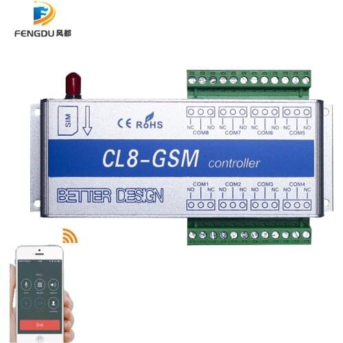 GSM Switch SMS controller 4 relays output GSM Garage Door CL8-GSM Great for control of home electrical devices