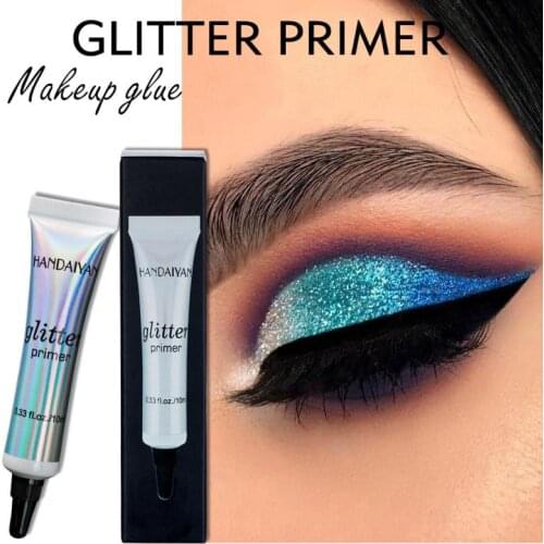 Handaiyan natural maquiagem primer glitter lantejoulas sombra maquiagem creme textura prova dwaterproof tslm2