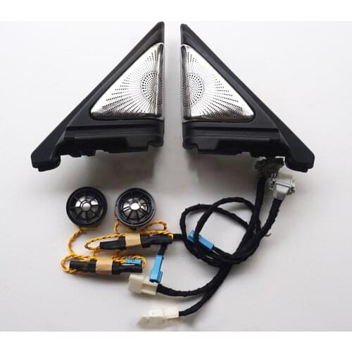 Chrome silver car door side tweeter for Honda Accord Inspire 2018 front door speaker upgrade kit hifi system better music sound