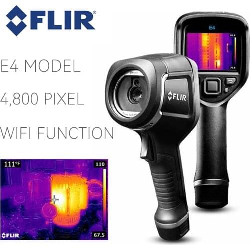 FLIR E4 Infrared Thermal Imager Handheld 80*60 Pixels MSX Enhanced Industrial Temperature Thermal Imaging Camera -20℃ to 250