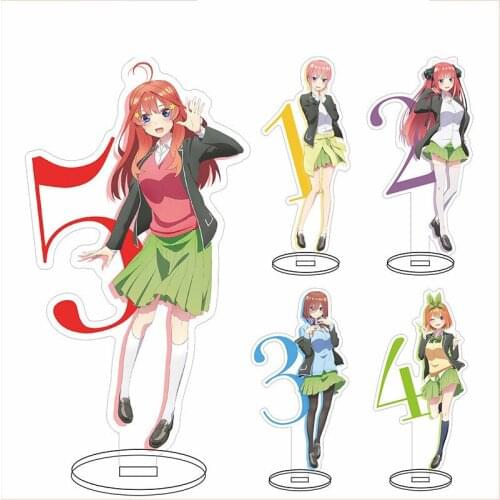 Anime The Quintessential Quintuplets Nakano Ichika Shaking Acrylic Stand Figure Desk Decor Collection Model Toy Gifts