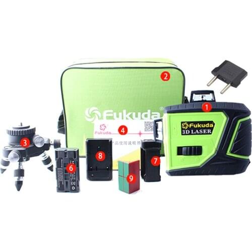 12 lines 3D Laser Level MW-93T lithium battery green/red laser level 360 Vertical And Horizontal Self-leveling Cross Line