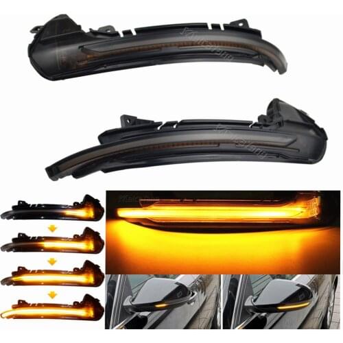 LED Dynamic Turn Signal Light For Audi A6 C7 C7.5 RS6 S6 4G 2 pieces Car Side Wing Rearview Mirror Blinker Indicator 2012-2018