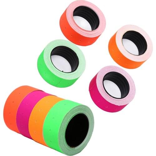 1Roll/500Pcs Colorful Paper Adhesive Price Tag For MX-5500 Price Tag Gun Sticker Jewelry Price Tag Label Mark