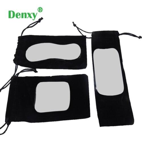 Denxy 1pc Top quality Dental Photography Double-Sided Mirrors Occlusal Buccal Tool Glass Material Dentistry Clinic Orthodontic