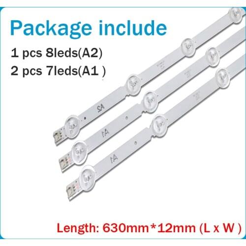 10set=30PCS for LG 32inch LCD backlight 6916L-1204A A16916L-1426A B16916L-1205A A2 6916L-1105A A1 (4PCS=7LED+2PCS 8LED )100%new