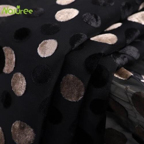140cm*100cm Velvet Dot Rotten Fabric Fabric Brocade Velvet Velvet Womens Casual Wear Fabric Organic Fabric
