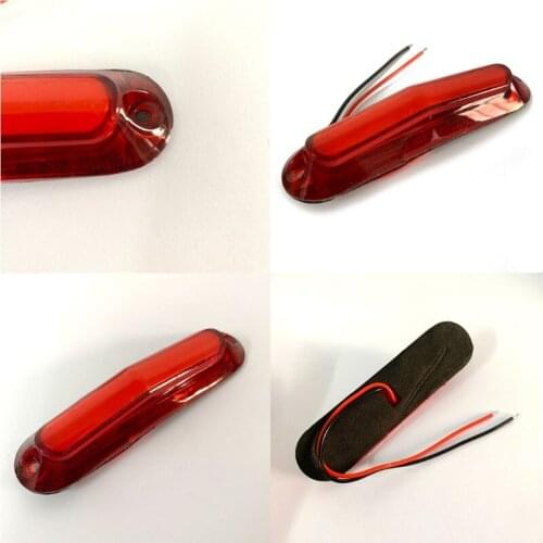 2pcs 6 LED Light Car Trailer LED Side Marker Light Trailer Light Rear Side Lamp Indicator Lamp for t.u.k.Lorry T3ED