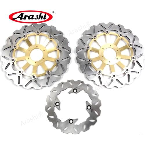 Arashi 1 Set For HONDA CBR F 600 1995-1998 CBR600F CNC Front Brake Disk Rear Brake Disc Rotors 1995 1996 1997 1998 CBR600 F