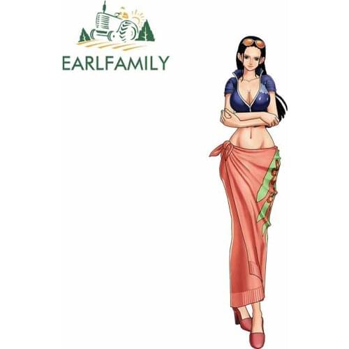 EARLFAMILY 13cm x 3.5cm For Sexy Girls Car Truck Decal Fashion Car Stickers 3D Graffiti Vinyl Material Air Conditioner Decor