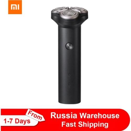 2020 New Xiaomi Mijia Electric Shaver S300 Razor 3 Head IPX7 Dry Wet Shaving Machine Beard Trimmer Washable Blade