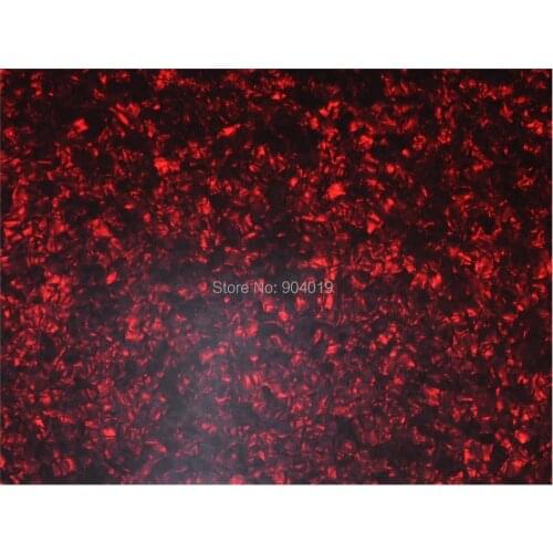 Gauge 0.46mm Pearl Red Celluloid Sheet Drum Wrap for Pickguard Custom Inlays Guitar Drum Luthier 300x1600mm