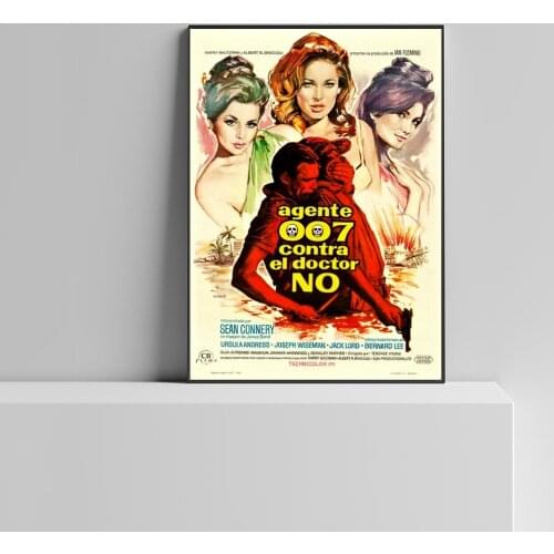 Dr. No - James Bond 60s Cinema Movie Poster Wall Painting Home Decoration (No Frame)