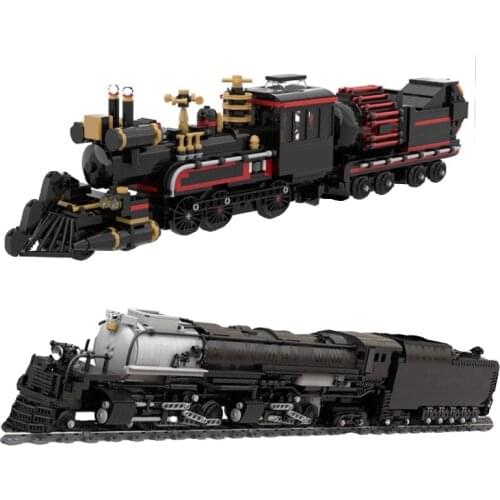 MOC Bricks Train Back to Better Future City Time Train Block Set Model Set Building Block Set Kids Toys Christmas Gift