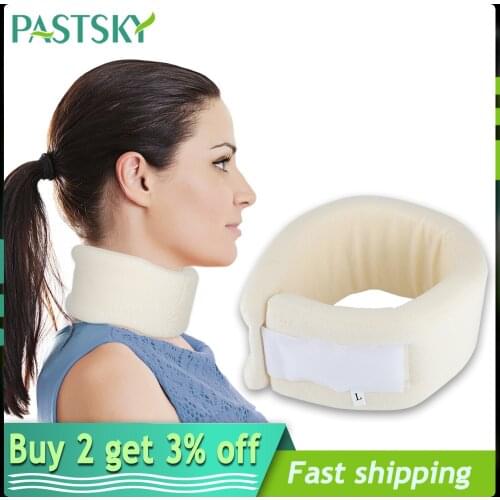 Medical Cervical Neck Brace Collar Adjustable Foldable Foam Neck Support Pain Relief Dislocation Fix Cervical Posture Corrector