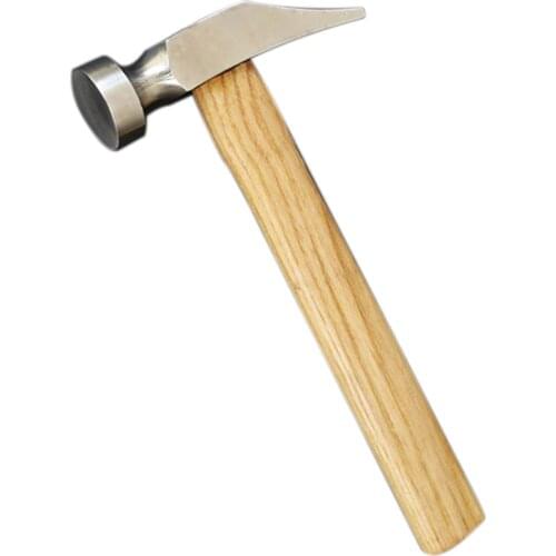 1Pcs Cobbler Shoe Repair Hammer Wood Handle Leather Work Shoemaking Repairing Remmending Shoe Tool