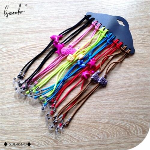 Lymouko 12pcs/Lot Mix Color Elastic Glasses String Bungee Cord Sunglasses for Kid Children Eyewear Lanyard Neck Rope Strap