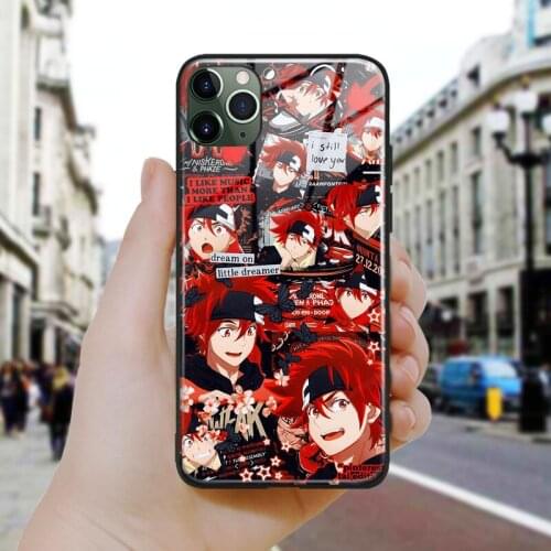 Sk8 the infinity fanart aesthetic Silicone Glass Phone Case Cover Shell For iPhone SE 6 6s 7 8 Plus X XR XS 11 12 Mini Pro Max