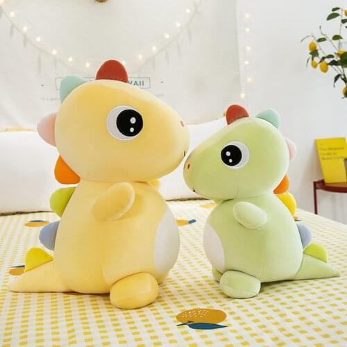 Cute Dinosaur Plush Toys Stuffed Animals Doll Girls Boys Baby Kids Children Plushies Bedroom Home Decor Kawaii Birthday Gifts