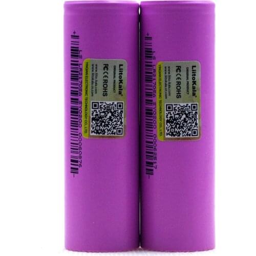 Liitokala 21700 Rechargeable Li-Ion Battery 4000mAh 3.7V 15A Power 5C Discharge 3-Cell Lithium Battery for electric bike tooling