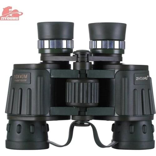 ZIYOUHU 10x40 HD Binoculars Telescope Military Binocular Night Vision Wide-angle High Power Tourism Low Light Level Hunting